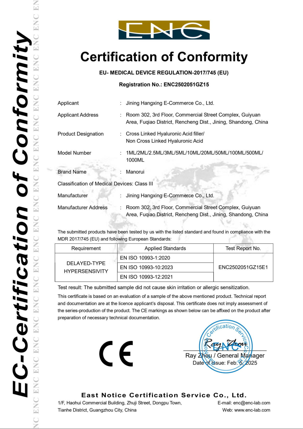 Deep 2ml Cross Linked Hyaluronic Acid Filler for Deep wrinkles and lines, Nasolabial folds, Marionette lines, Forehead wrinkles, Chin contour, Nose shape