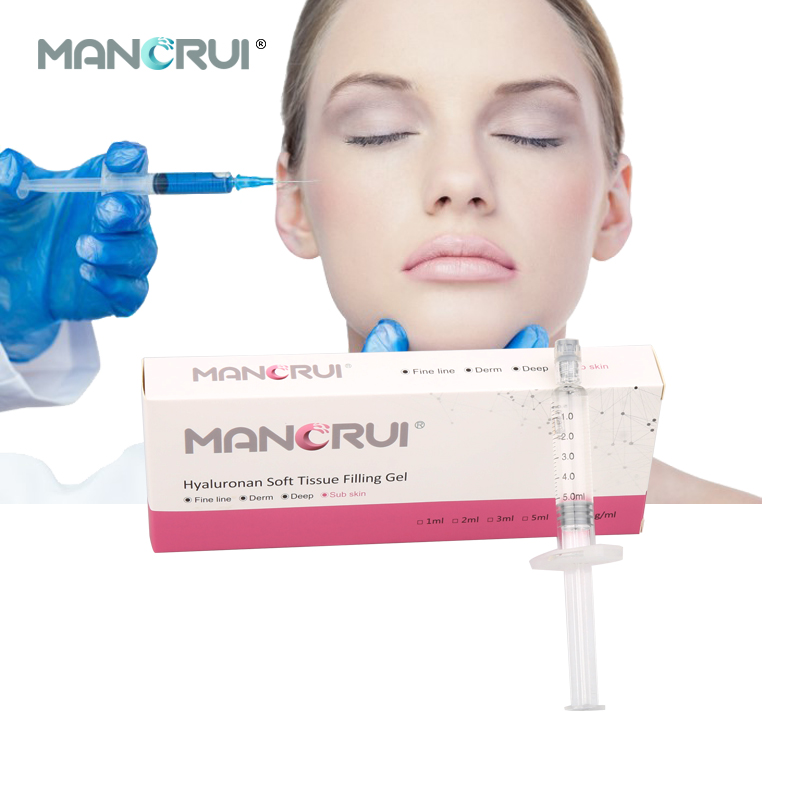 Crosslinked Hyaluronic Acid Filler Subskin 5ml Cheek enhancer, Chin Filler（Certified by CE and FDA.）