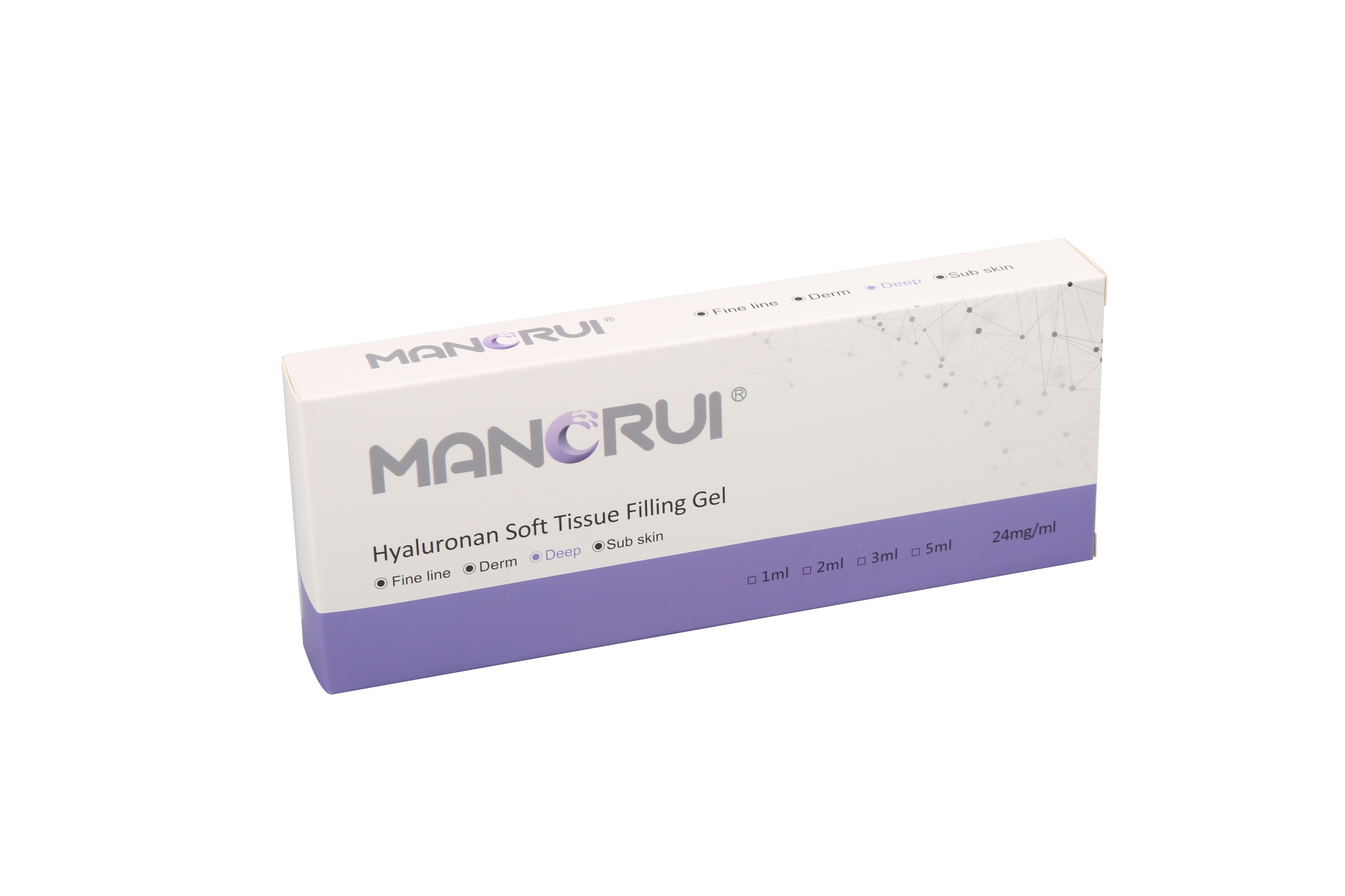 Deep 2ml Cross Linked Hyaluronic Acid Filler for Deep wrinkles and lines